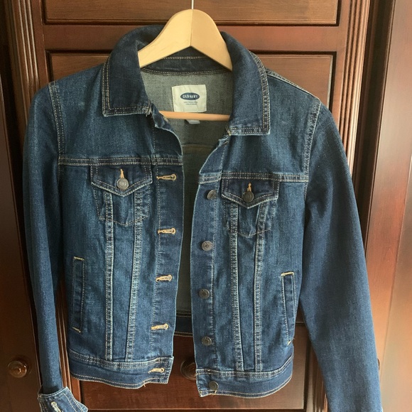 Old Navy dark denim ladies jean jacket - Picture 1 of 3